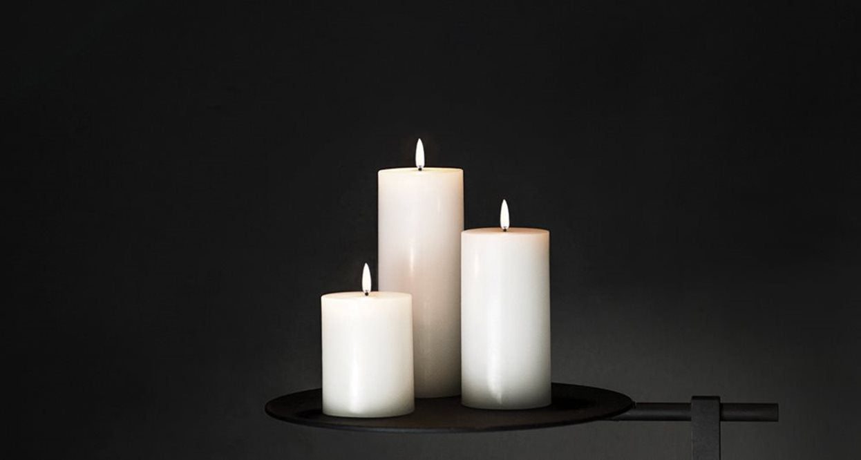 Pillar Candles Smooth W15,2 x H10,1cm