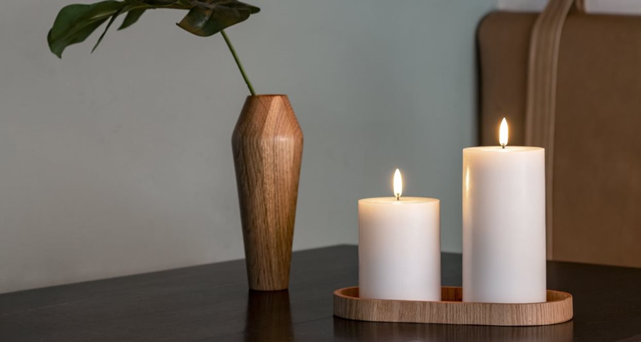 Pillar Candles Smooth W15,2 x H10,1cm